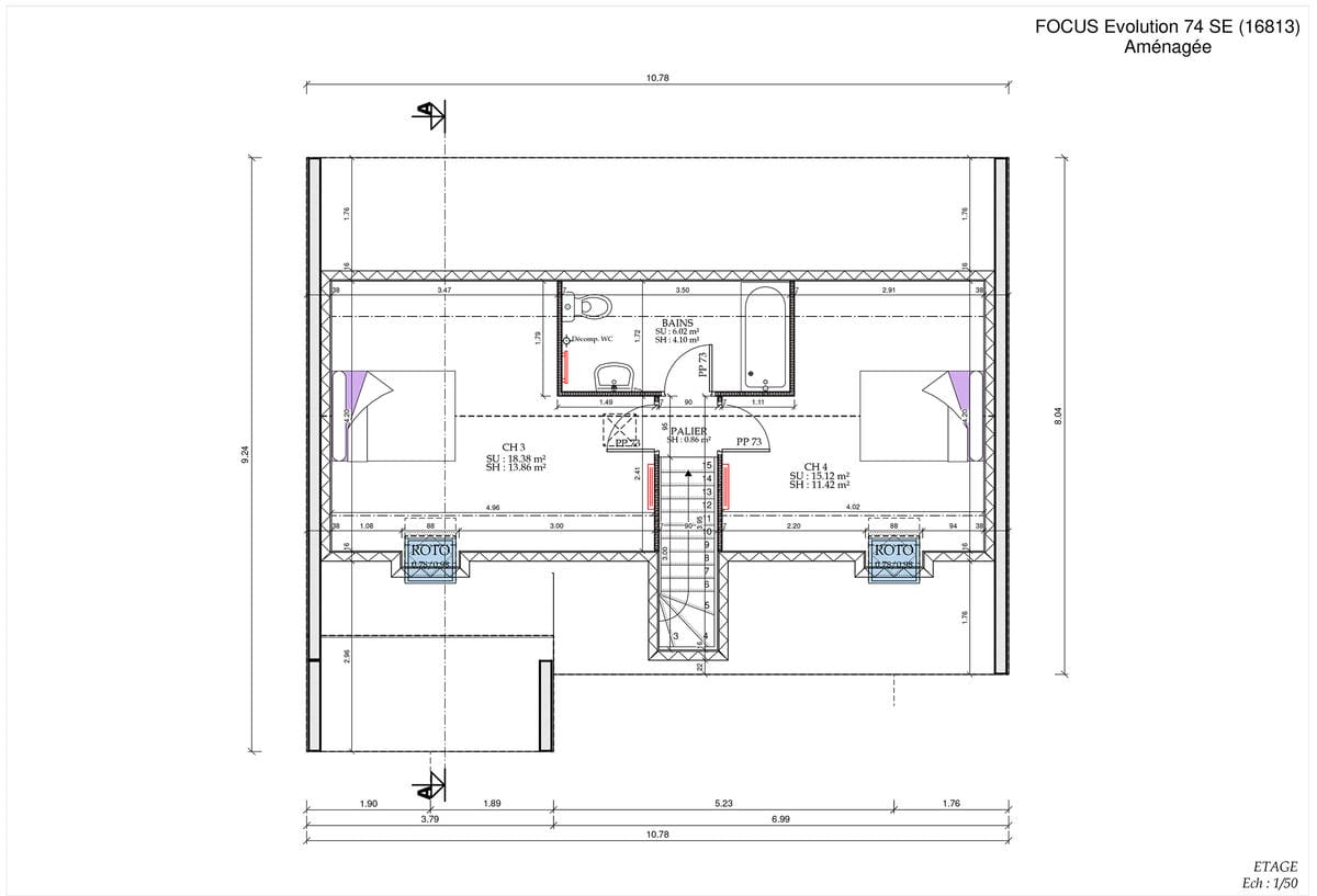 Plan Étage Evo City Starbois